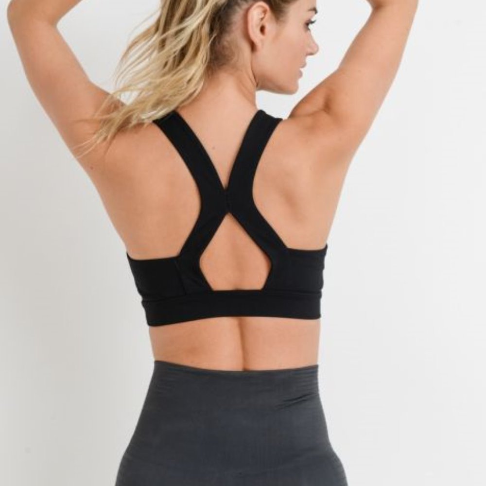 Suspended X Racerback Sports Bra - Picture 2 of 7